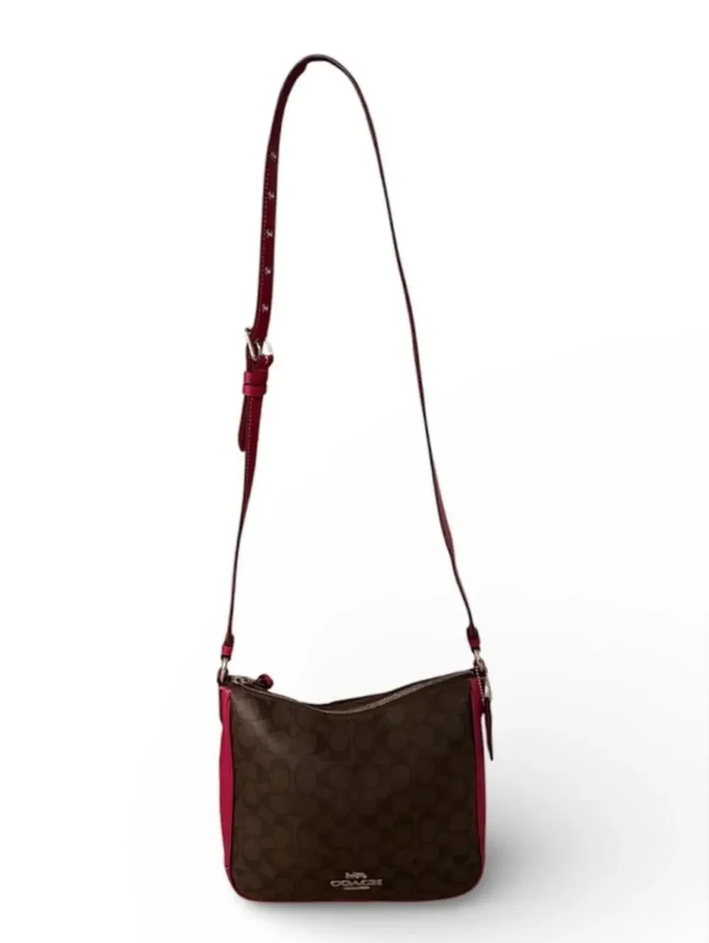 Coach Ellie File Crossbody Signature Canvas NWT